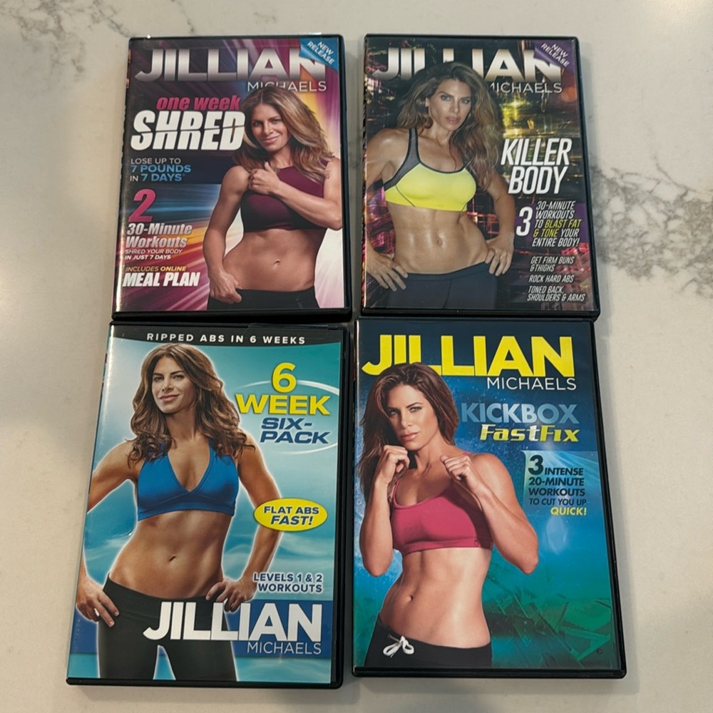 JILLIAN MICHAELS WORKOUT DVD’s